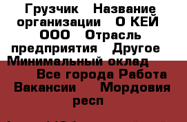 Грузчик › Название организации ­ О’КЕЙ, ООО › Отрасль предприятия ­ Другое › Минимальный оклад ­ 25 533 - Все города Работа » Вакансии   . Мордовия респ.